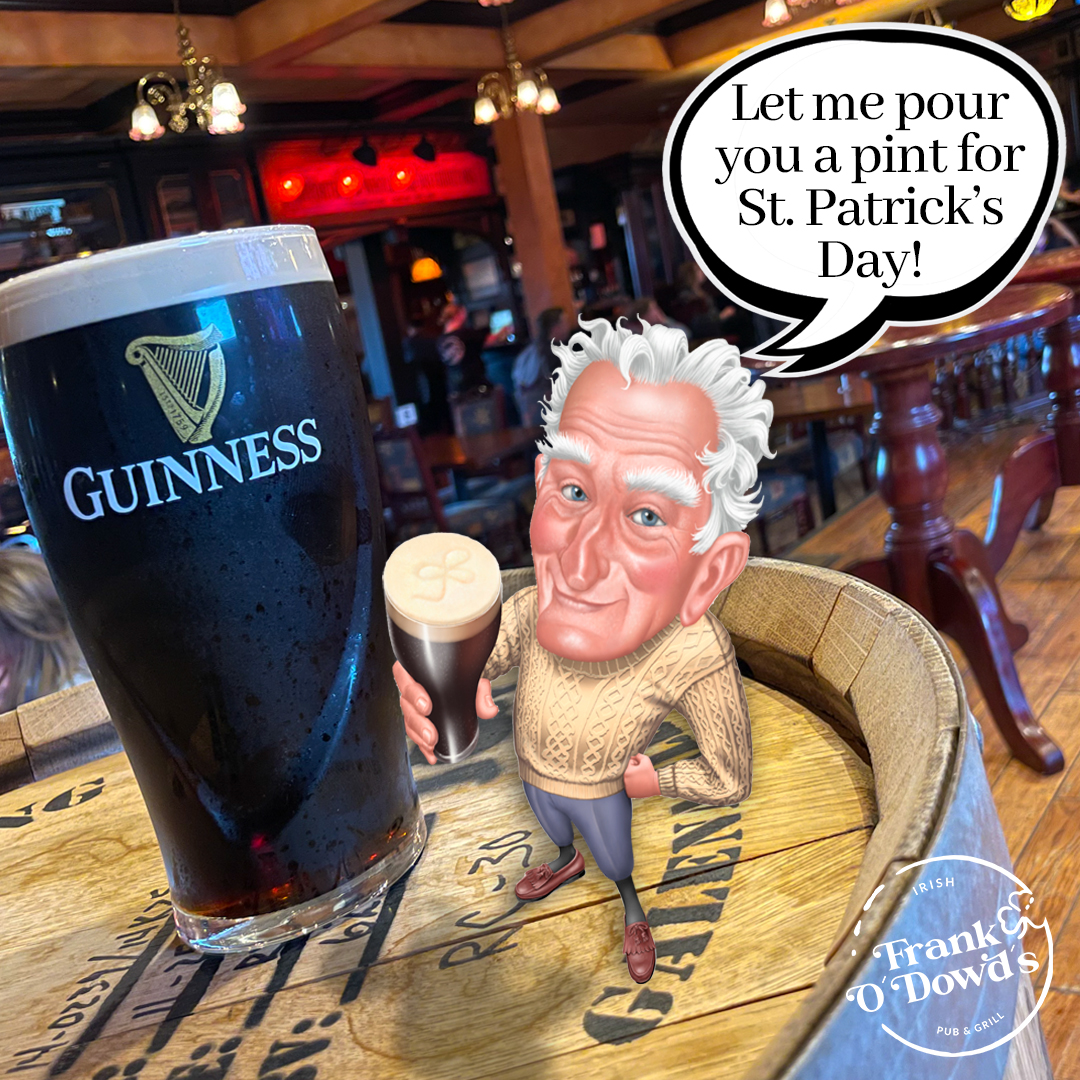 Irish - ☘️ We have a St. Patrick's Day pint of Guinness with your name ...