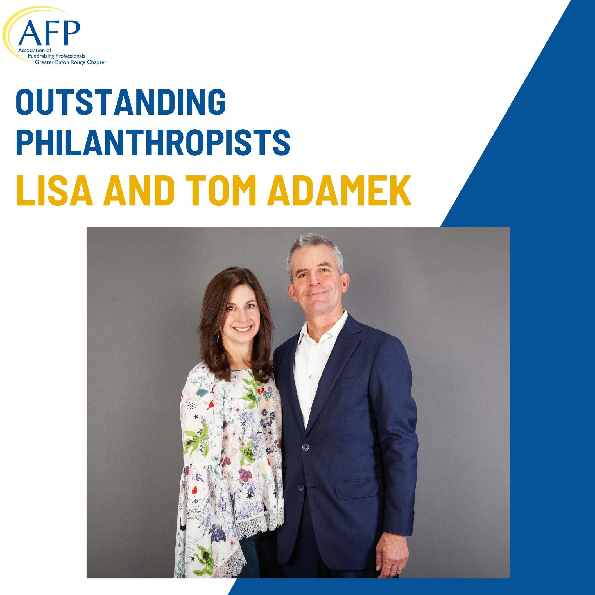 Congratulations to Lisa and Tom Adamek for winning the Outstanding ...