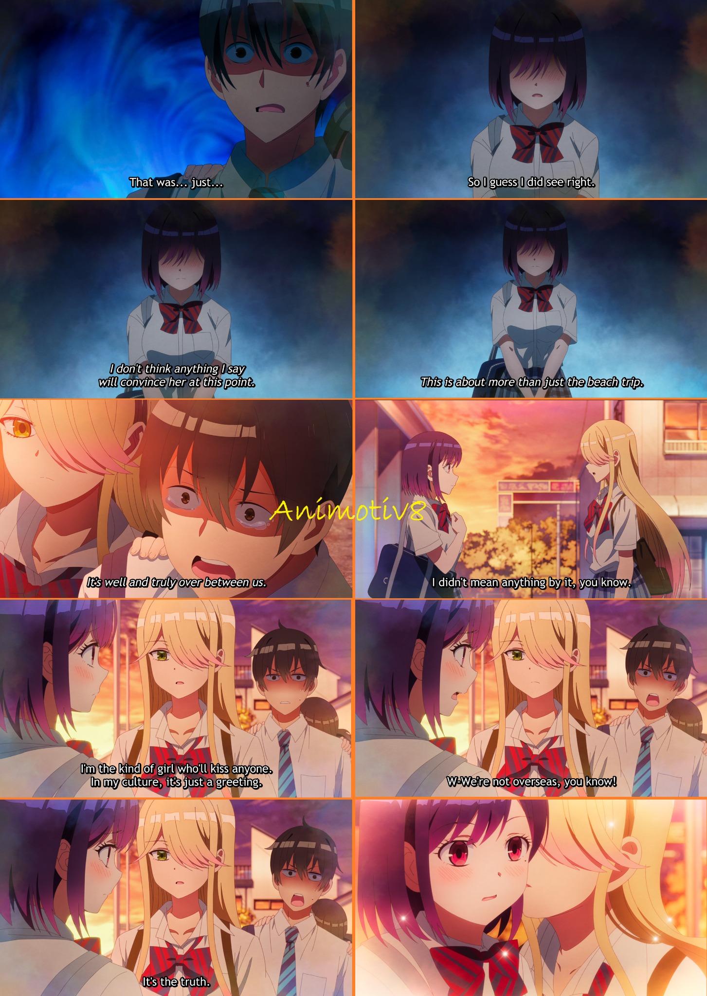 Satsuki and Nao-kun are finally together! Anime Name: Watari-kun's