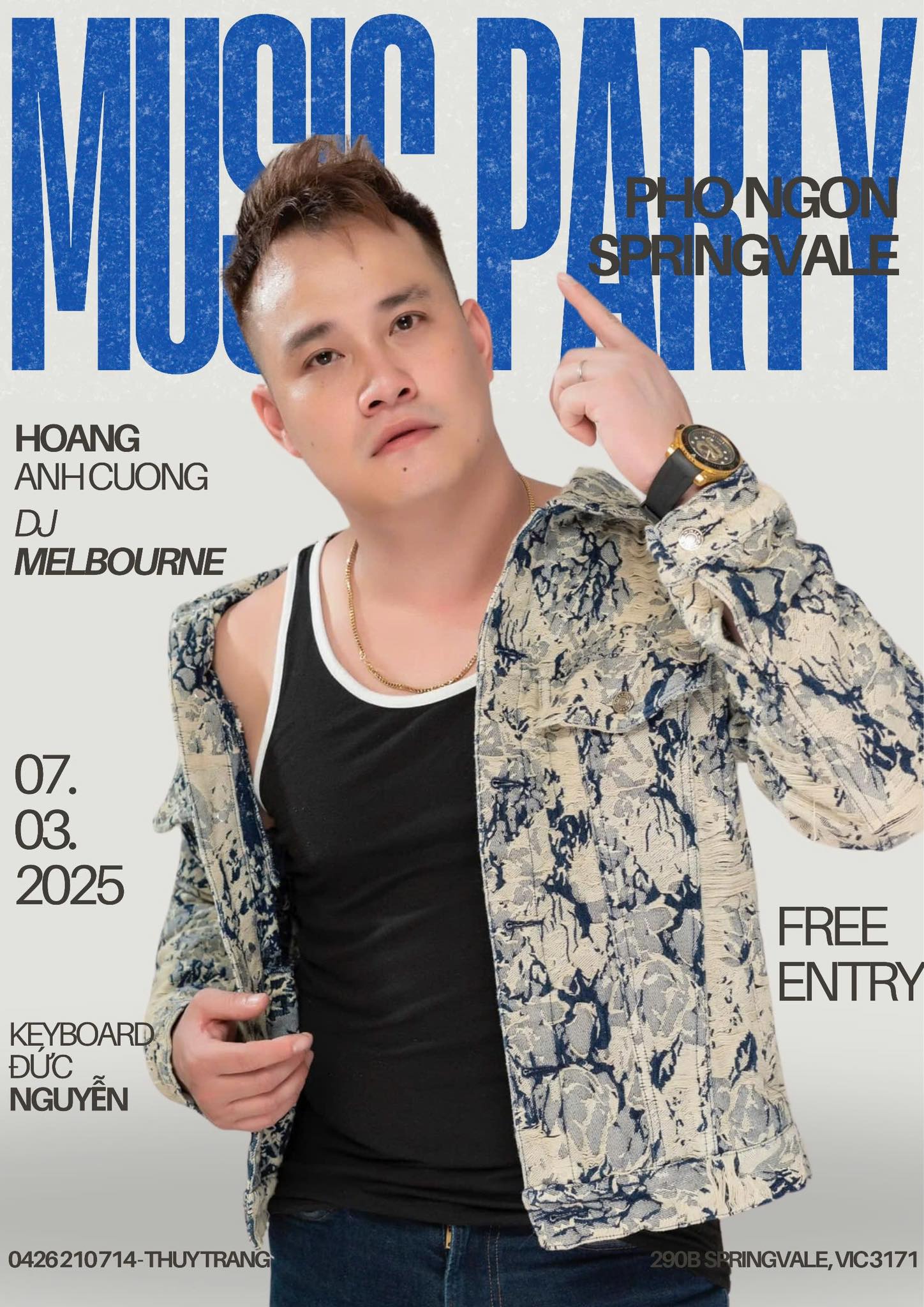 Pho - HOÀNG ANH CƯỜNG & DJ MELBOURNE | 07.03.2025 Âm nhạc bùng cháy ...