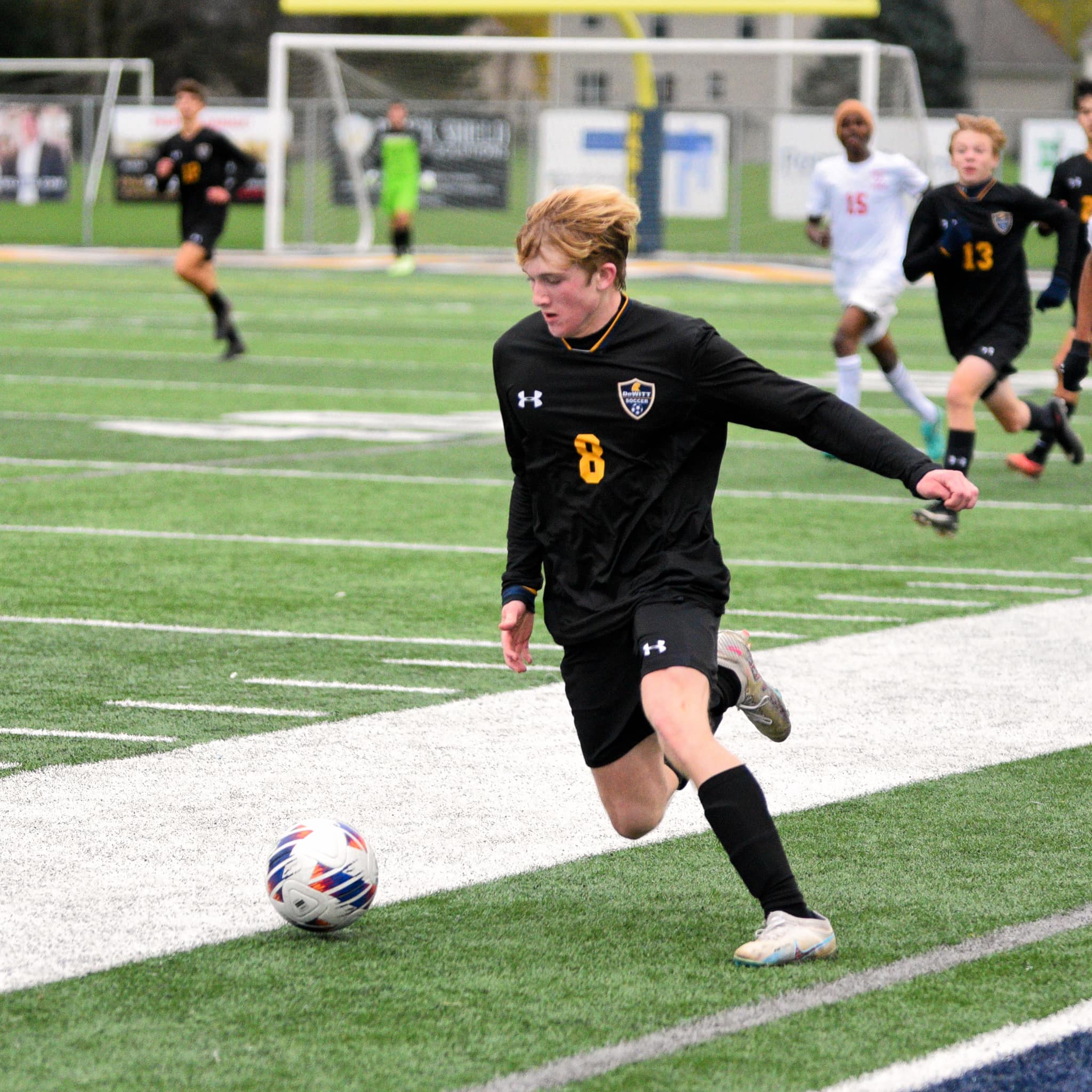 On to the District Finals!... - DeWitt High School Soccer