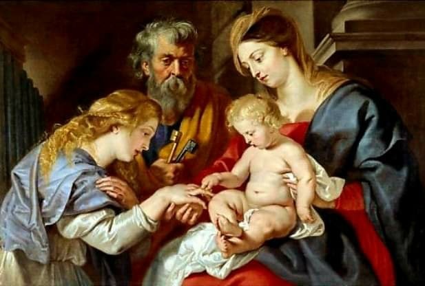 Mauricio - Sir Peter Paul Rubens The Mystic Marriage of Saint Catherine ...