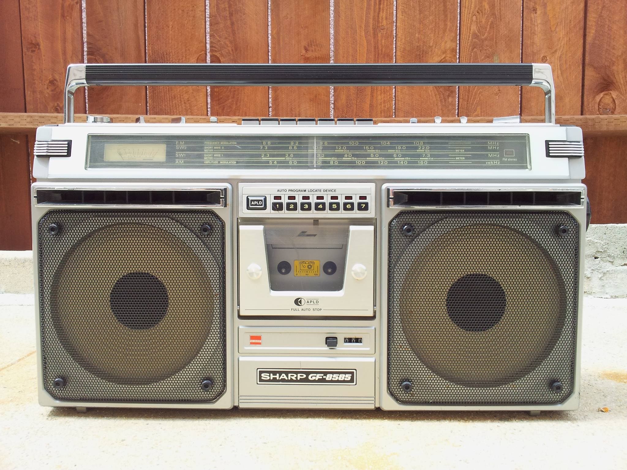 Rare Sharp GF-8585X radio cassette player