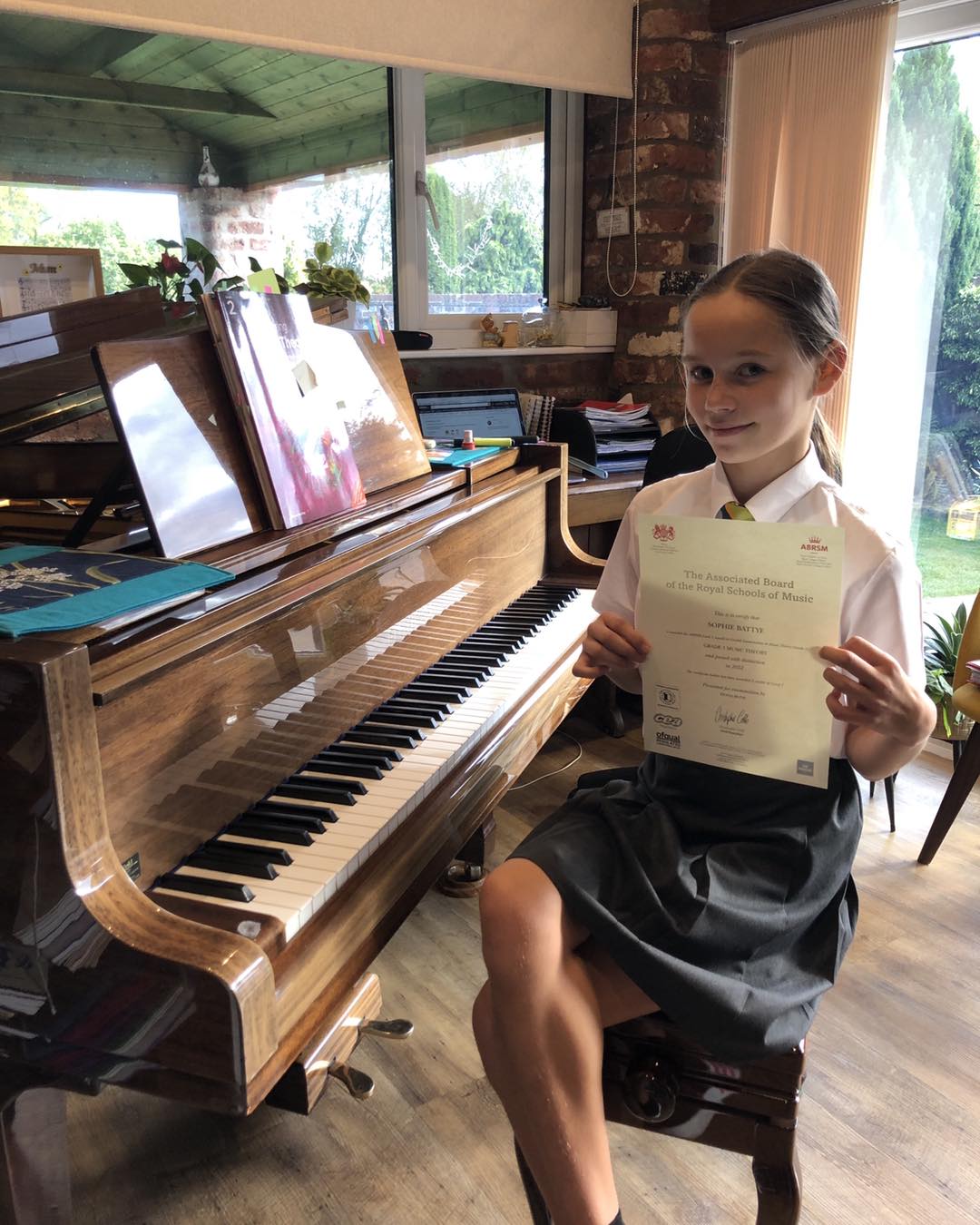 Piano Lessons - Congratulations to Sophie for achieving a...
