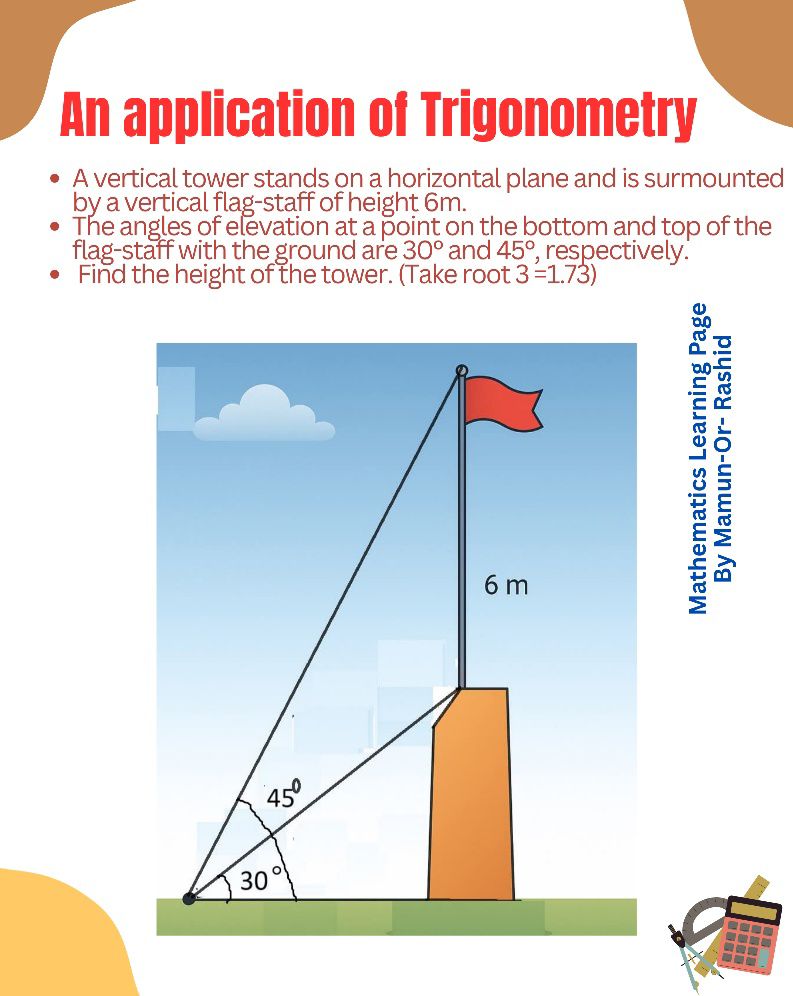Mathematics - An application of Trigonometry problem | Facebook