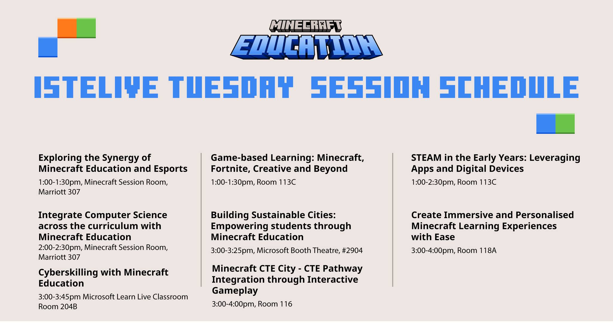 #MinecraftEdu is all over #ISTELive... - Minecraft Education