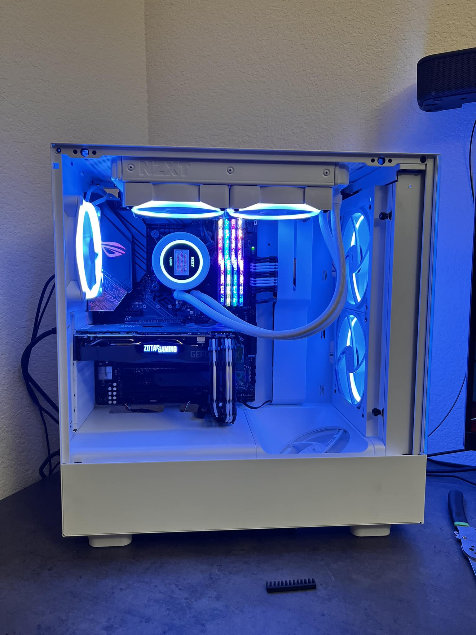 How to install X63 Kraken in H510 Elite case