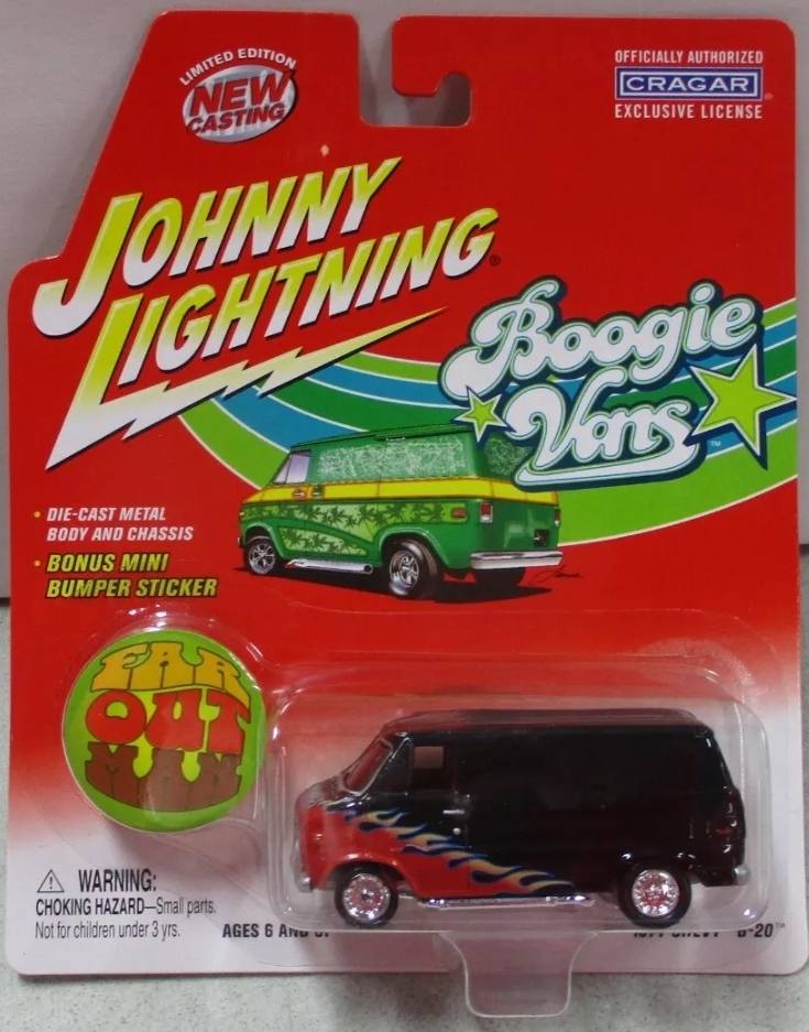 Johnny Lightning Boogie Vans ミニカー National Boogie Van Day