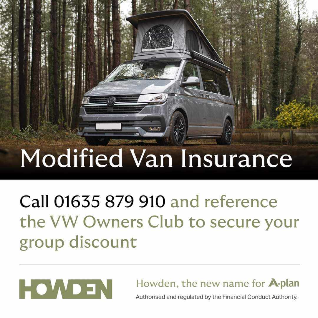 Modified Van Insurance Call 01635 879 910 and reference the VW Owners ...