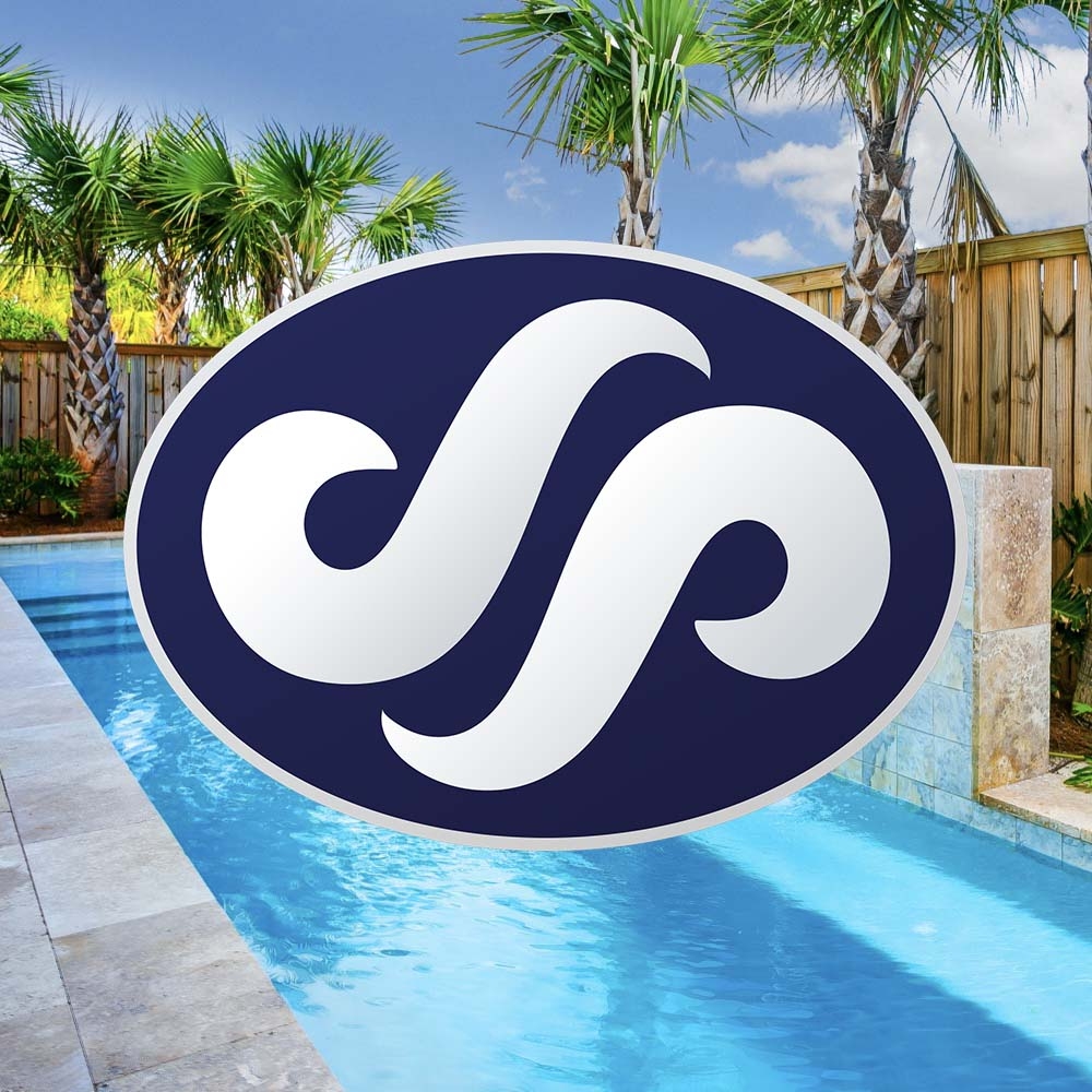 In-floor cleaning and in-pool seating, built into a pool design that ...