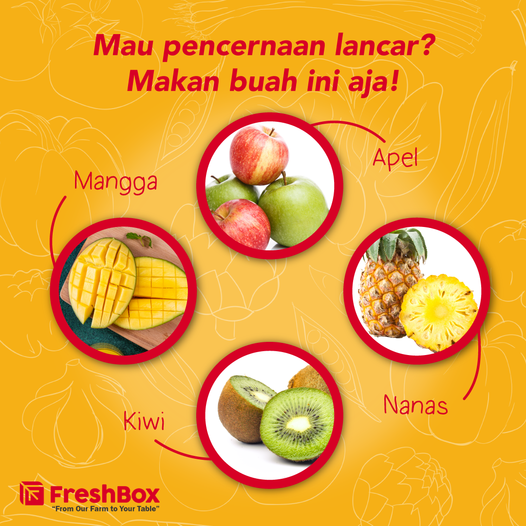 Buah Segar untuk Pencernaan Sehat