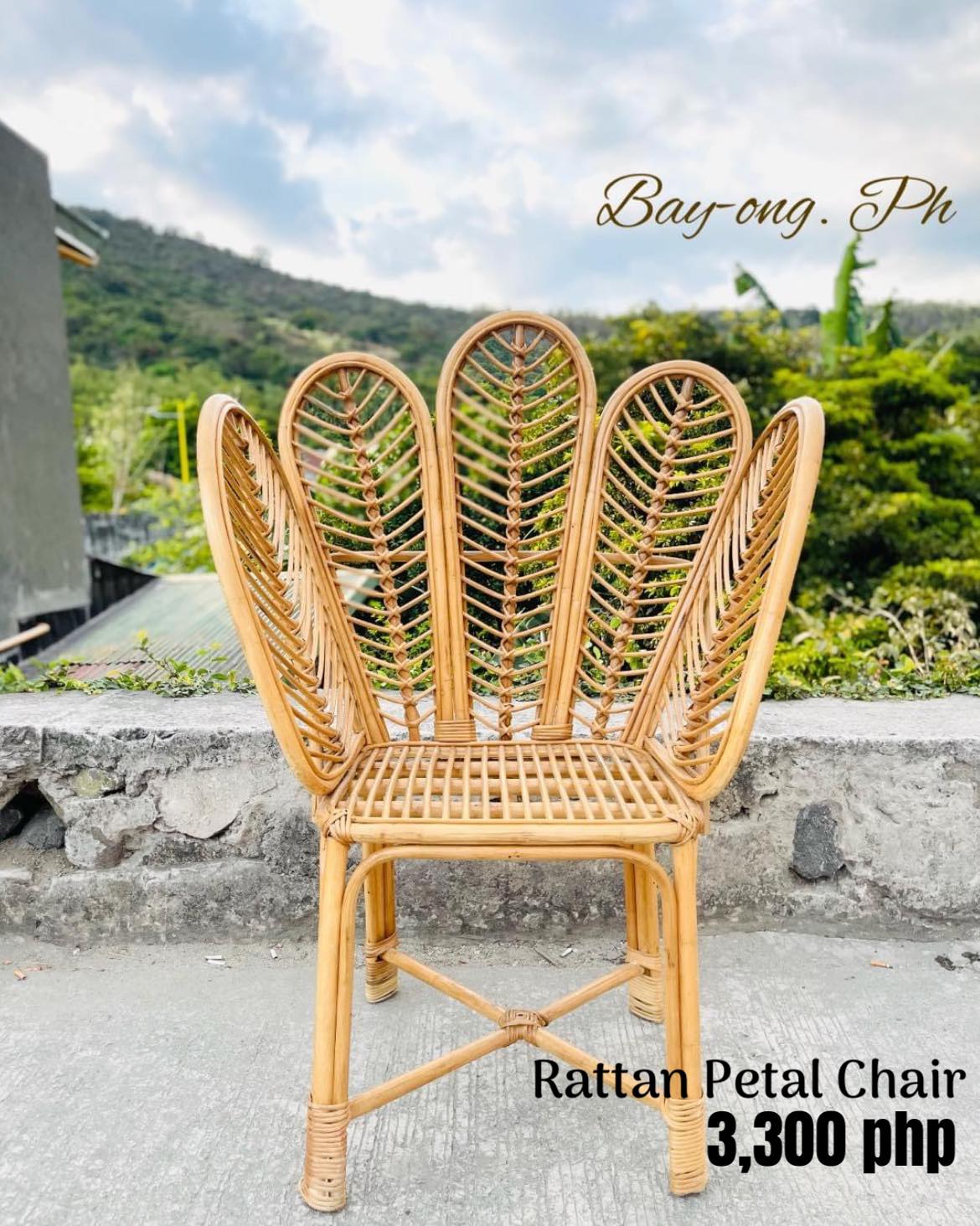 Bay-ong. - Our natural RATTAN PETAL CHAIR is the ultimate accent chair ...