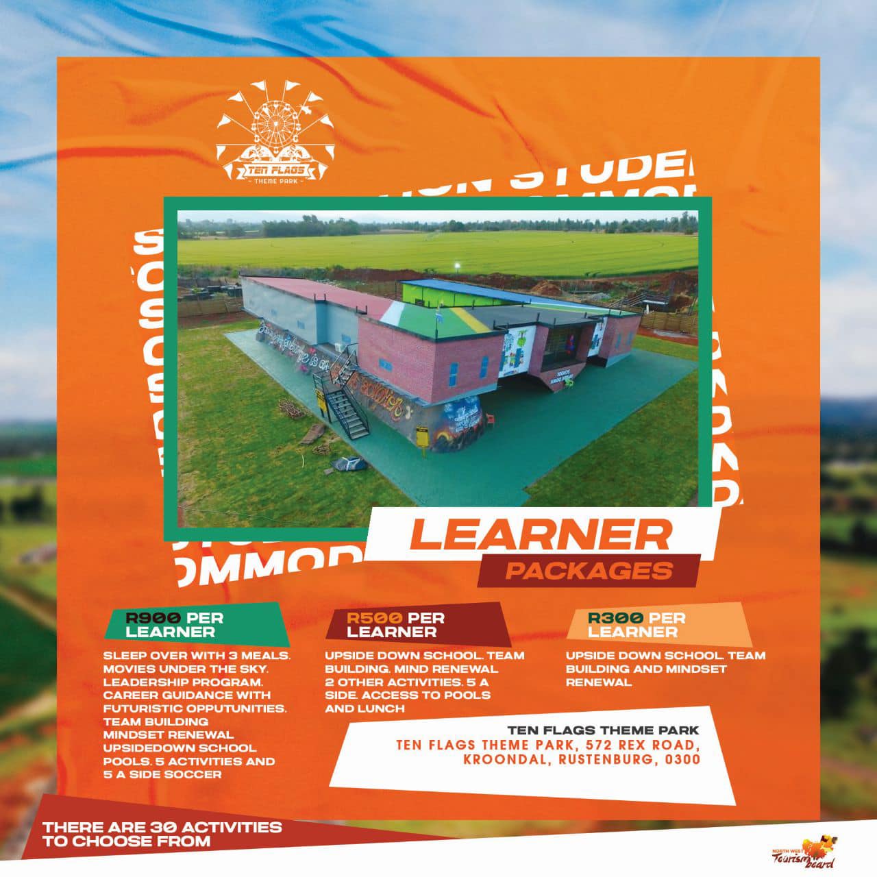 TEN FLAGS - Upside down school. We welcome school trips,... | Facebook