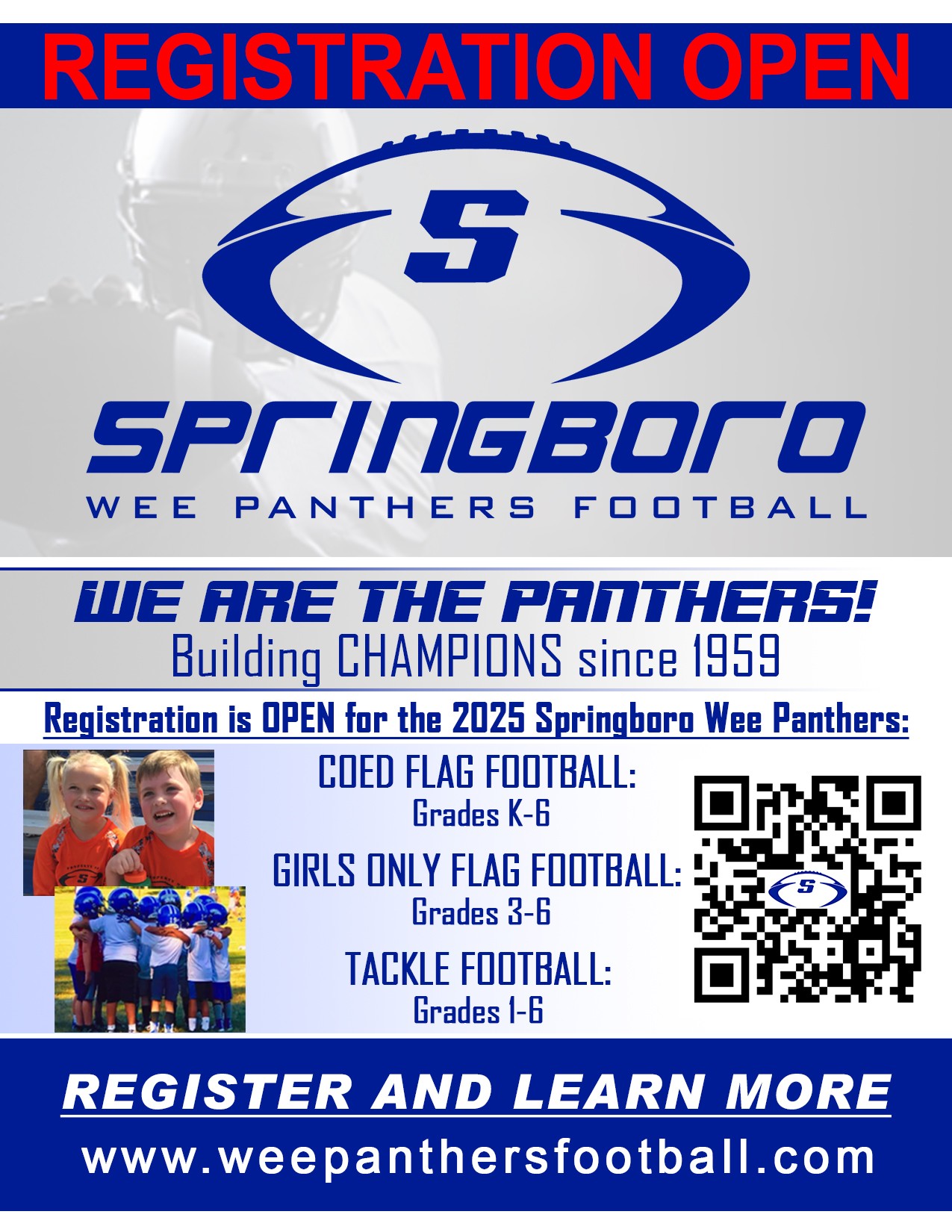 Springboro Wee Panther Football | Springboro OH