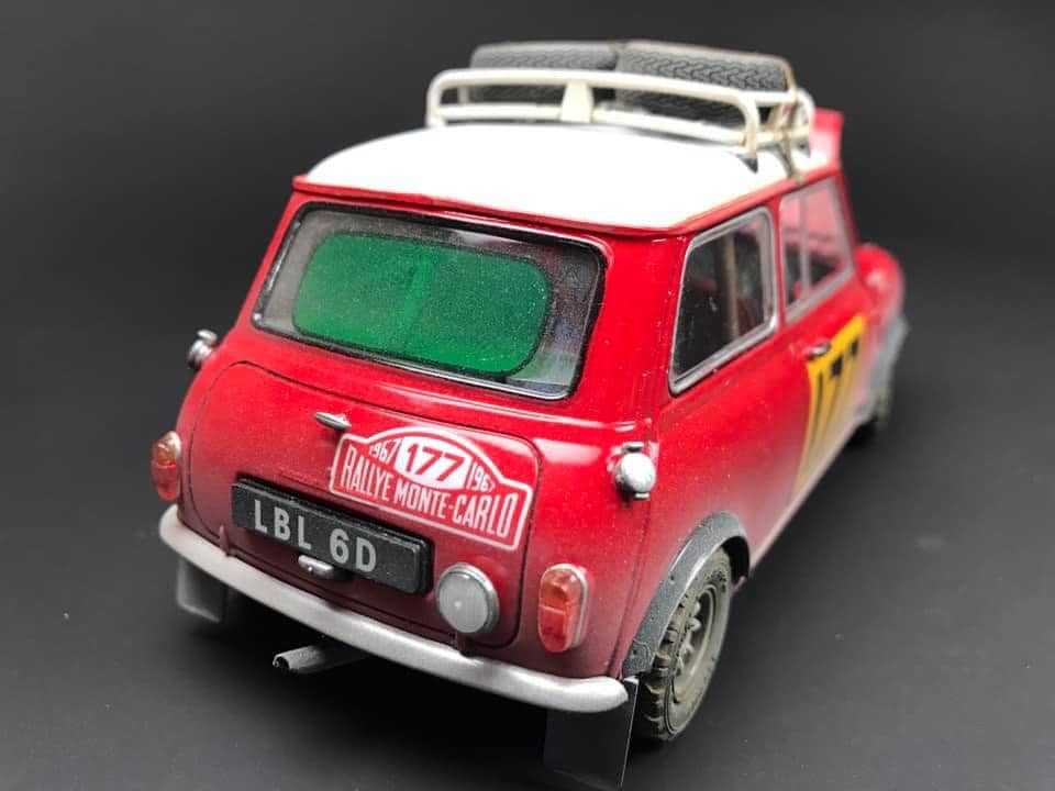 Tamiya 1/24. Mini Cooper. Monte Carlo Rally.