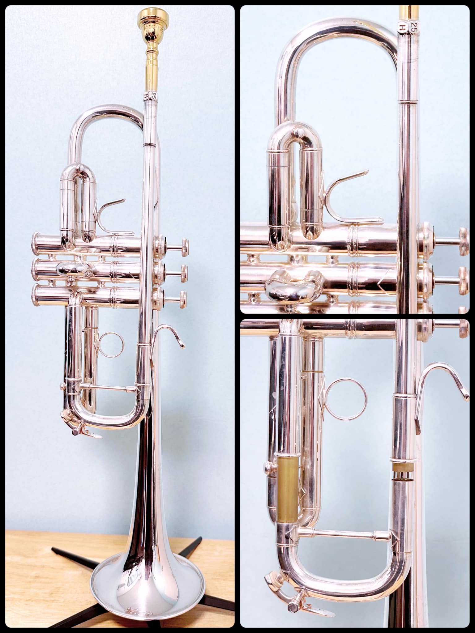 石井管楽器さんにお願いしていた私のC管🎺bachの229 25H ハーセス