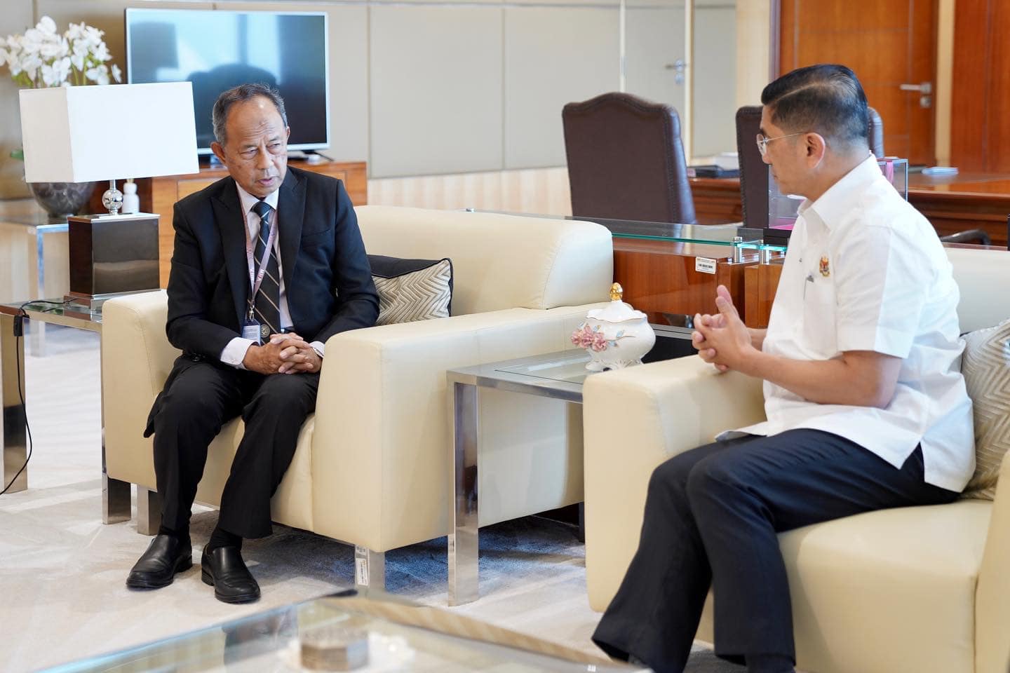 Azmin Ali - I received a courtesy call from YBhg. Tan Sri...