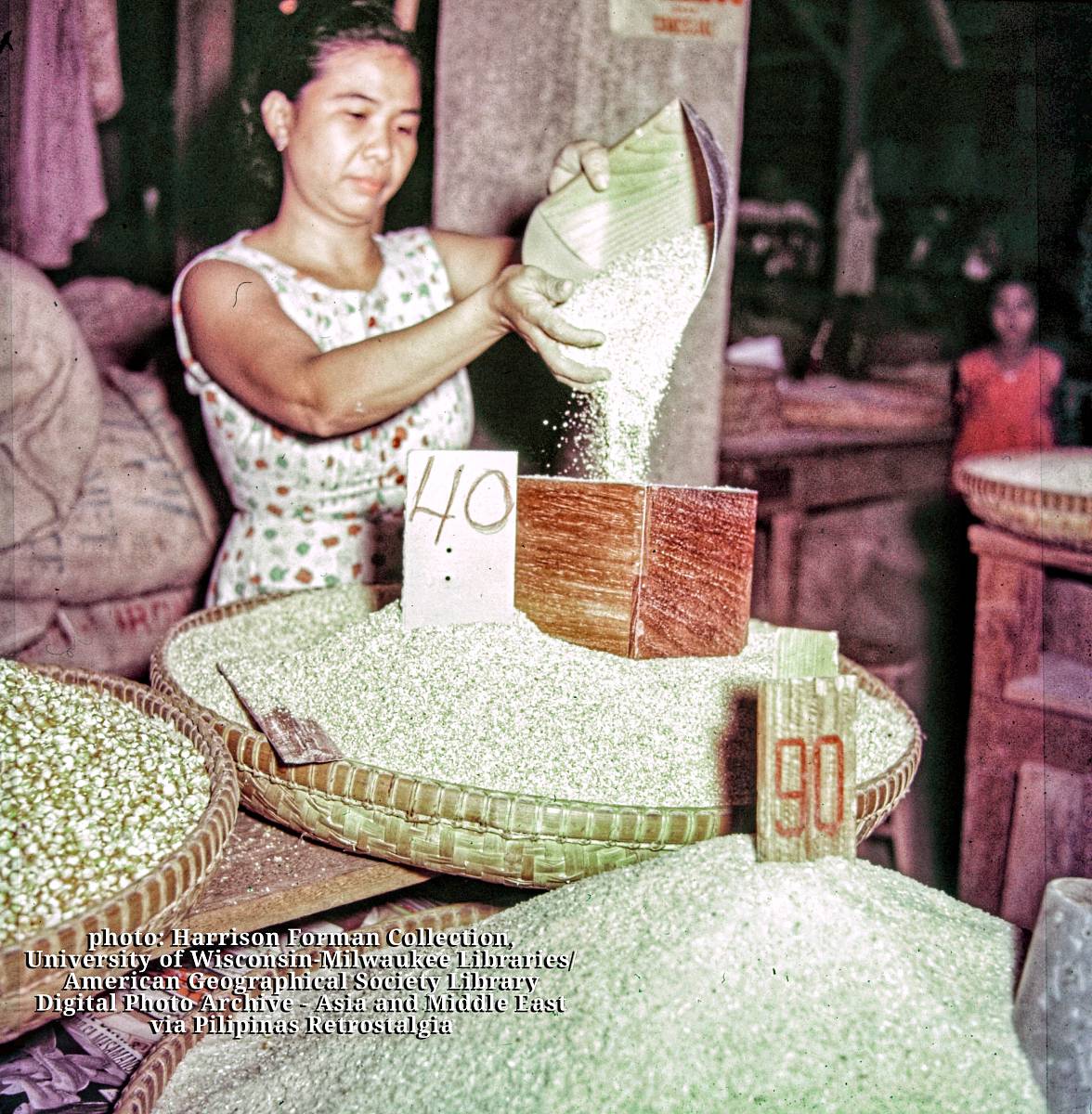 A Vendor Measuring Rice at a... - Pilipinas Retrostalgia | Facebook