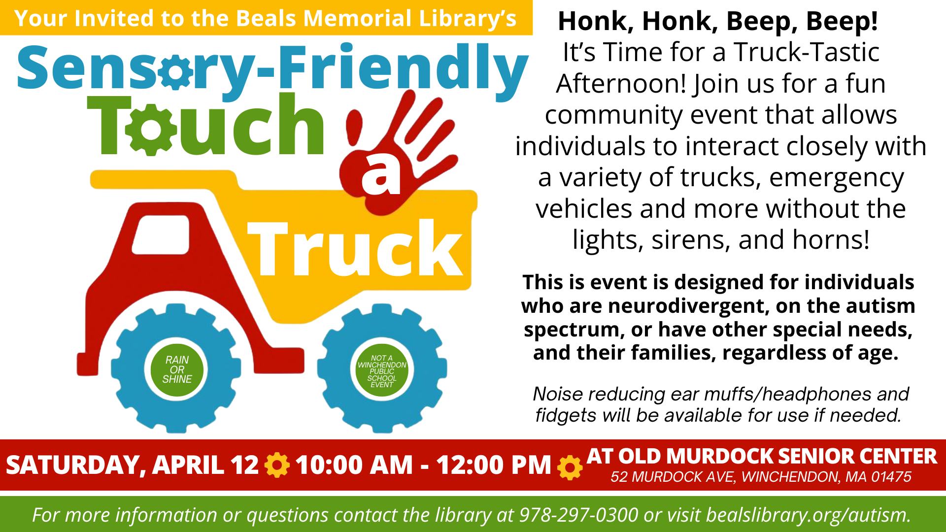 Sensory Friendly Touch-A-Truck