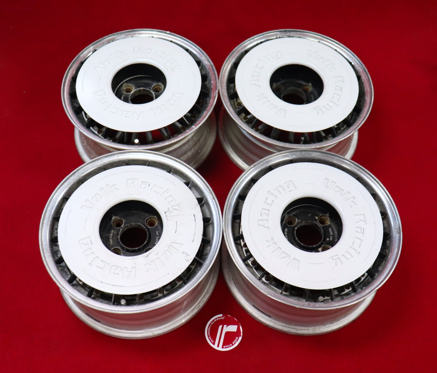 In stock: A pair of Volk Racing 370 Artisan Spirit fin wheels