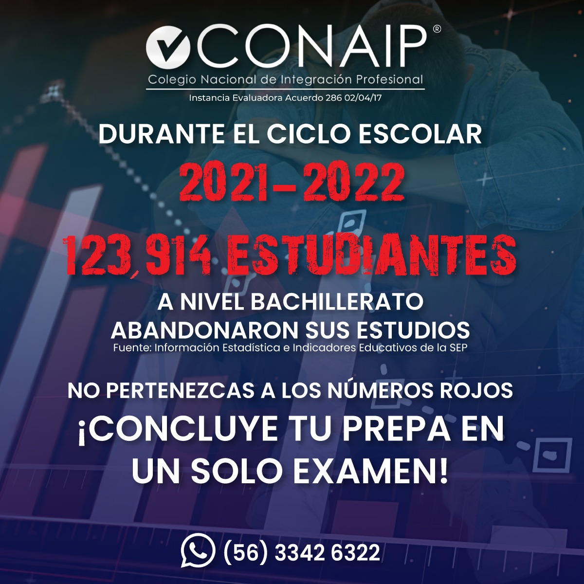 Conaip - ¡Cambiemos las cifras! La deserción escolar en... | Facebook