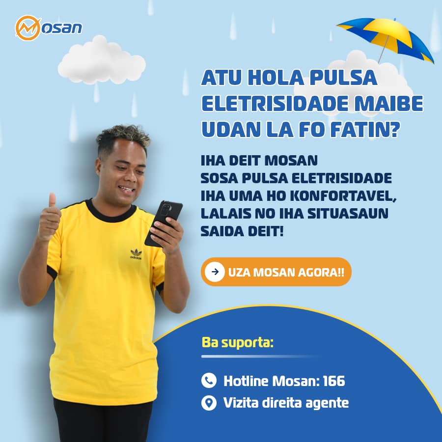 Mosan - 💡 Tempo udan la fo fatin atu hola pulsa... | Facebook