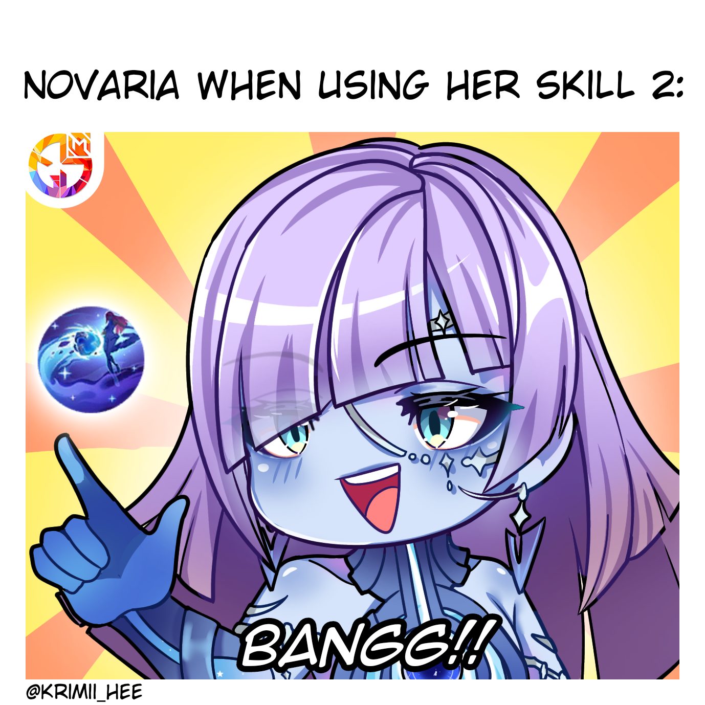 MLBB - Sniper Novaria 😎 MGL Creator @krimii_hee #mglfanart #mglmlbb # ...