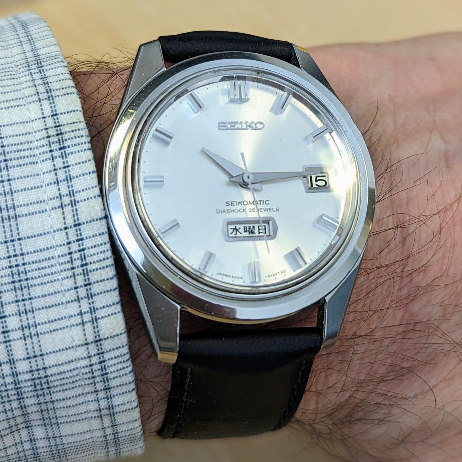 Seiko 6206-8130 “Seikomatic Diashock 26 jewels