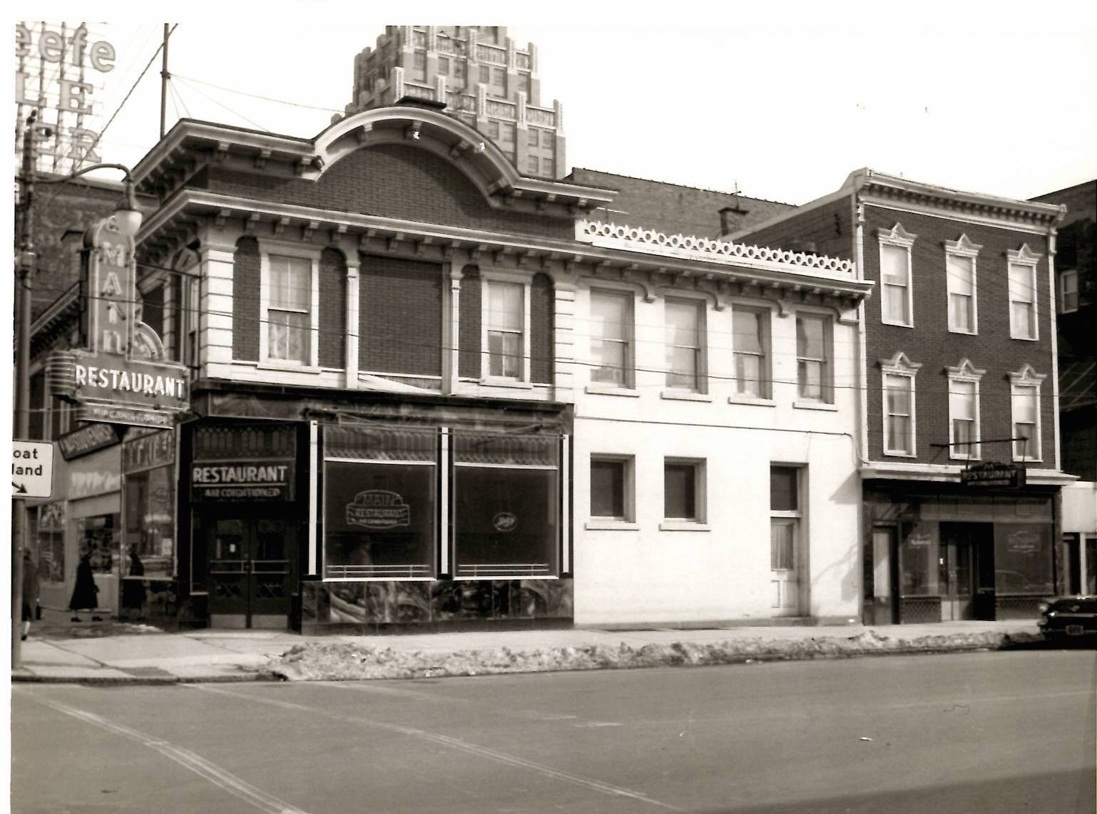 What are some old photos of the Regal Restaurant on Main Street in
