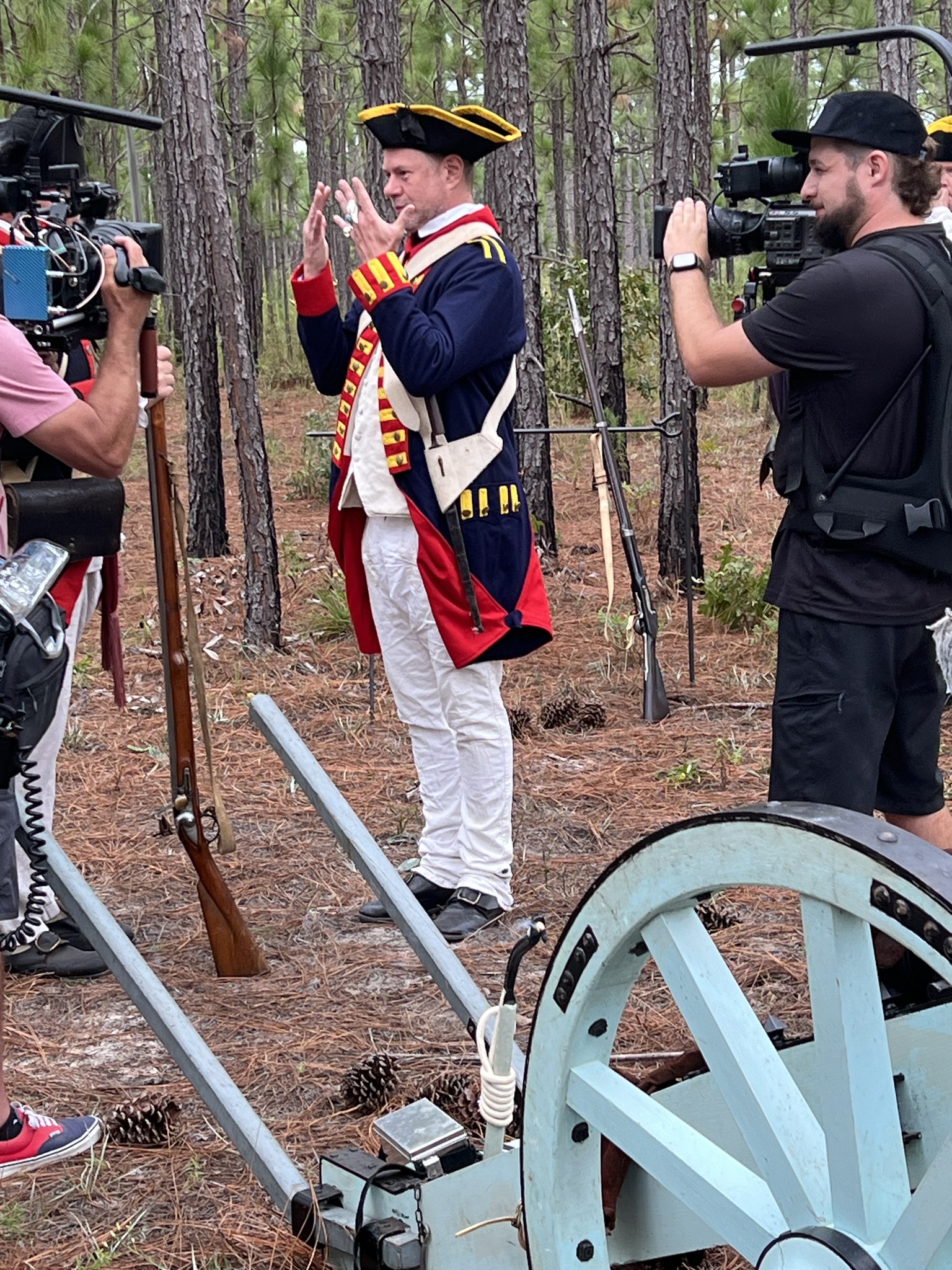 The Artillery - DJ BBQ being enlisted in the Continental Army. Checking ...
