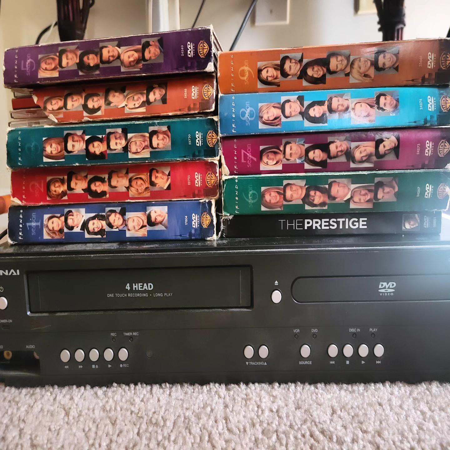 Finding complete friends dvd set at a thrift store