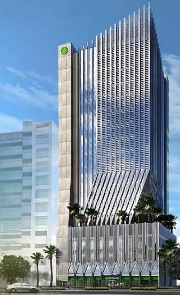 Rising - Landbank Tower soon to rise at Cebu Business Park beside ...