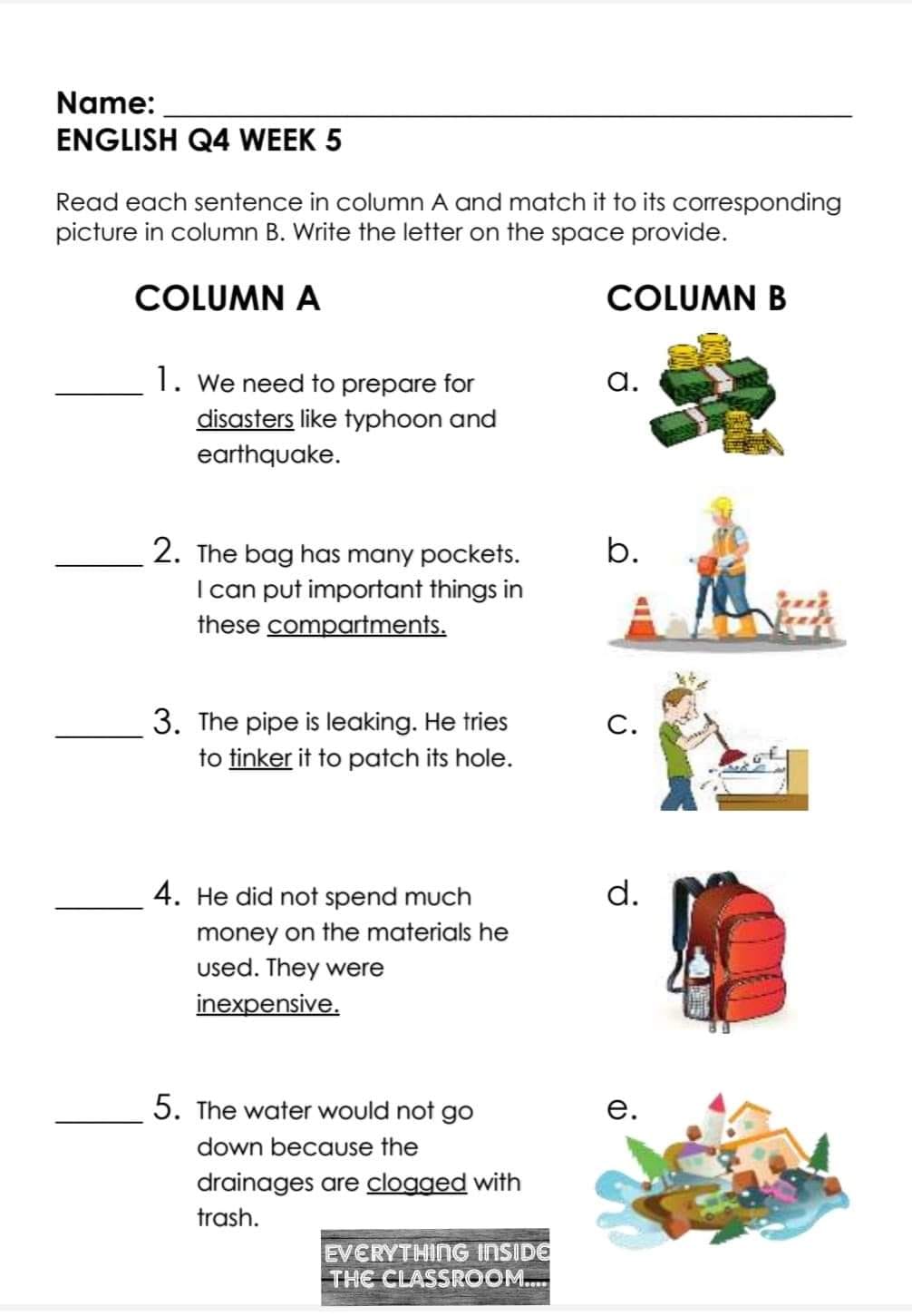 Maestra Juana - Grade 1 Worksheet Quarter 4 Week 5 by...