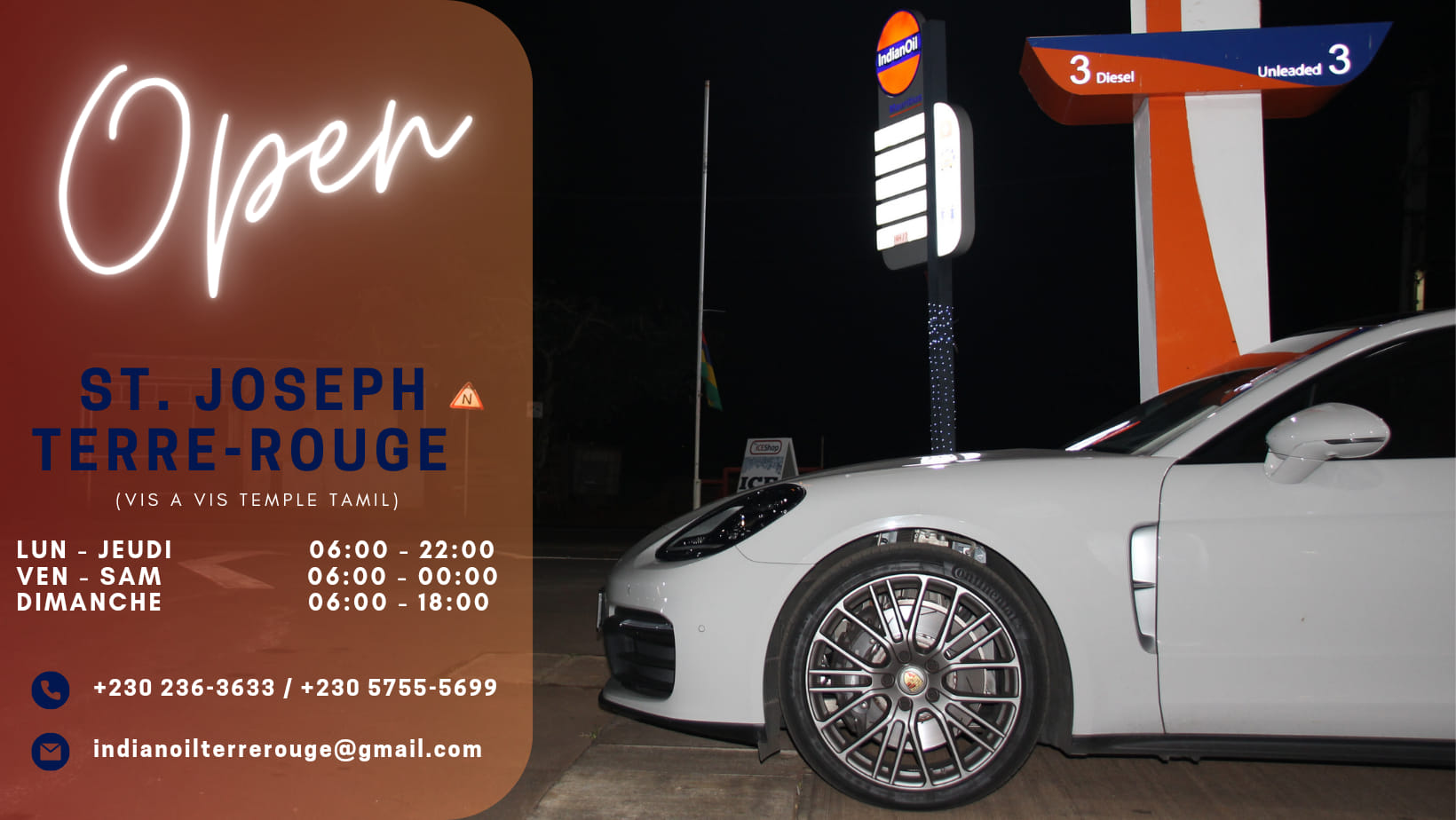 Indian Oil Terre Rouge - St Joseph Road | Terre Rouge
