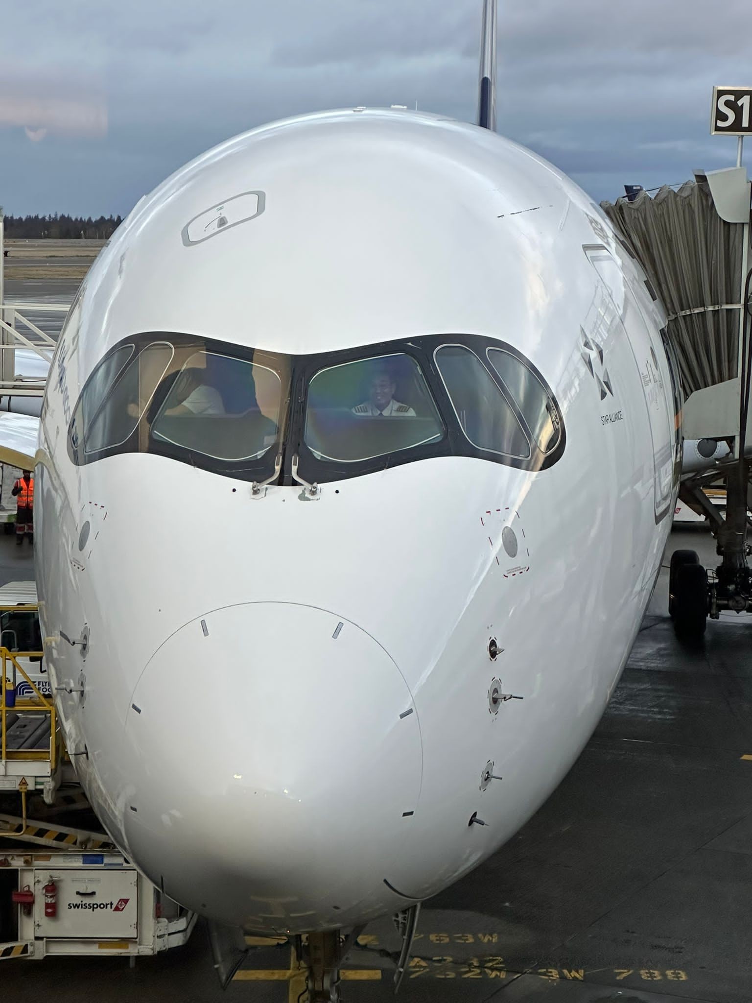 Yours truly. A great way to fly to Seattle on SQ28