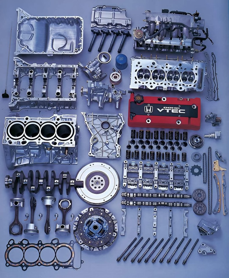 Mechanical - 📌 Here are the main parts of a car engine with brief ...