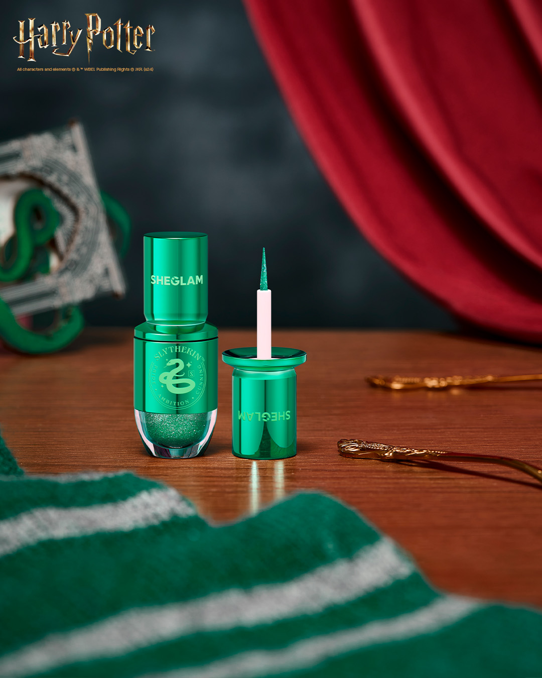 Set De Liner Pailleté SHEGLAM Harry Potter - Les Maisons De Poudlard - Effet Glitter Magique