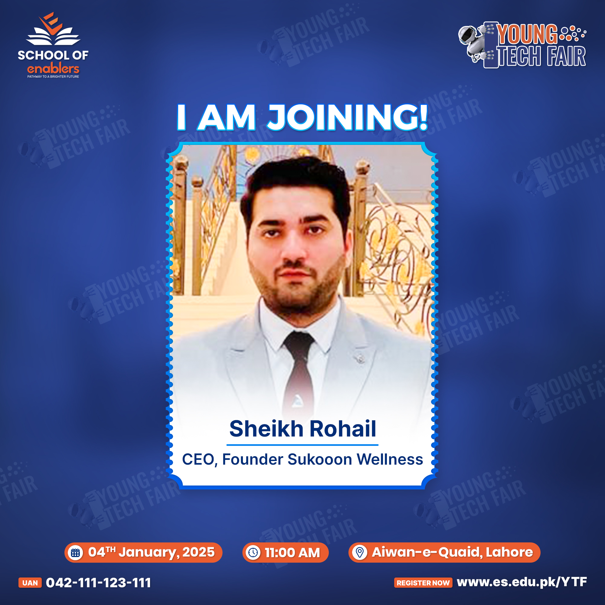 School - We are delighted to welcome Sheikh Rohail to the Young Tech ...