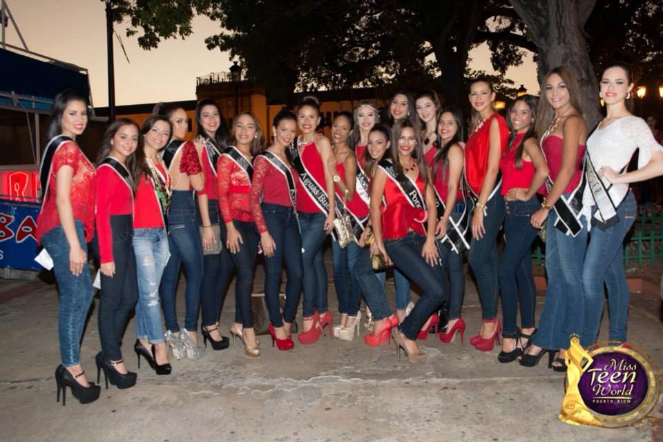 Ayer disfrutando de La Rumba... - Miss Teen World Coamo 2015
