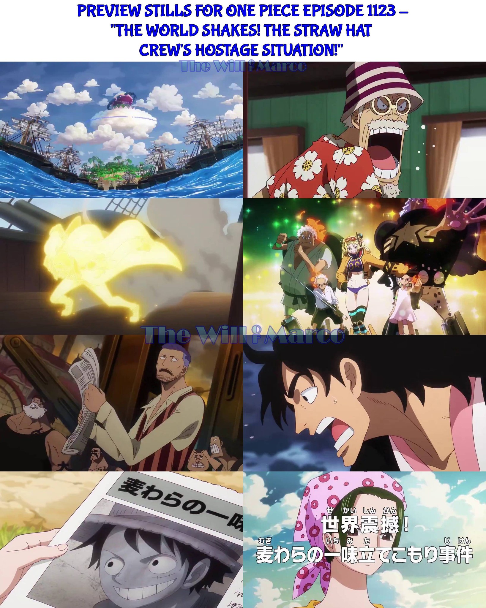 ONE PIECE EPISODE 1123 PREVIEW STILLS!!! 🔥 (Airing on April 5th)