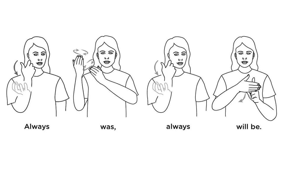 Deaf - Always was, always will be (Auslan sign language - unknown ...