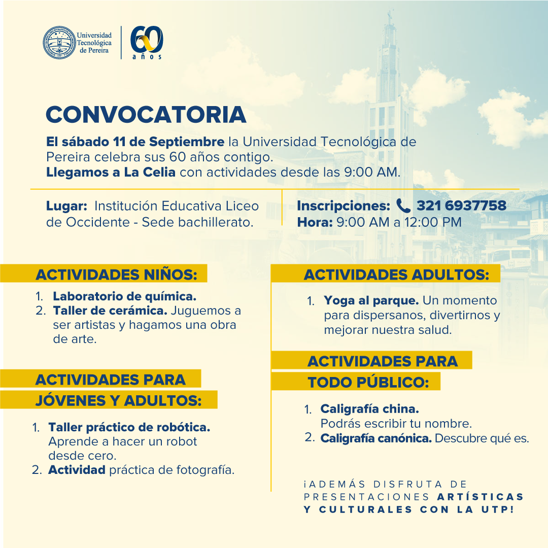 La UTP llega a... - Universidad Tecnológica de Pereira