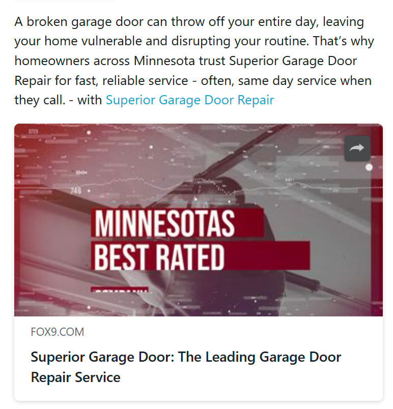 Garage Door Repair St Cloud Mn