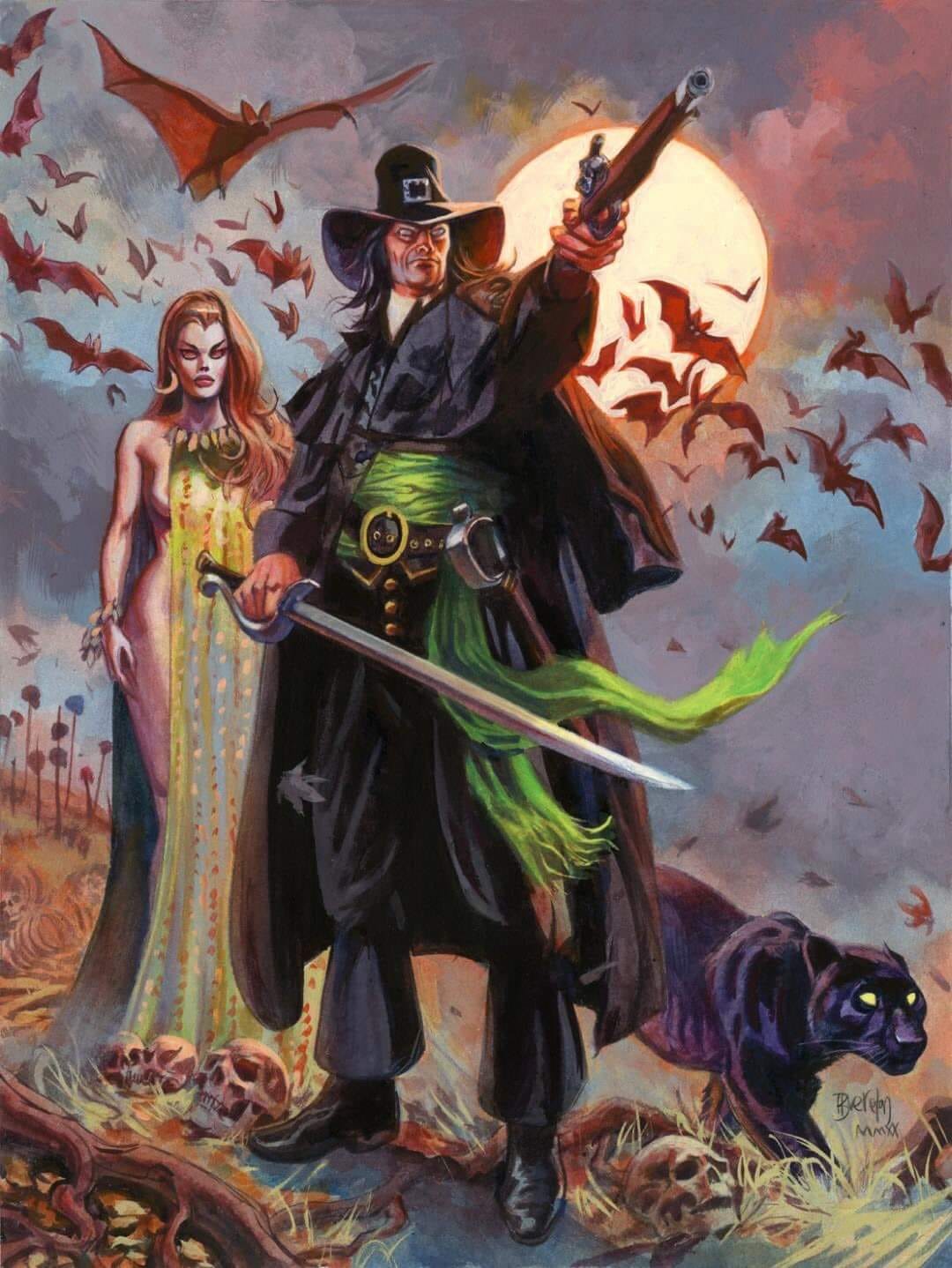 Solomon Kane artwork by Dan Brereton.