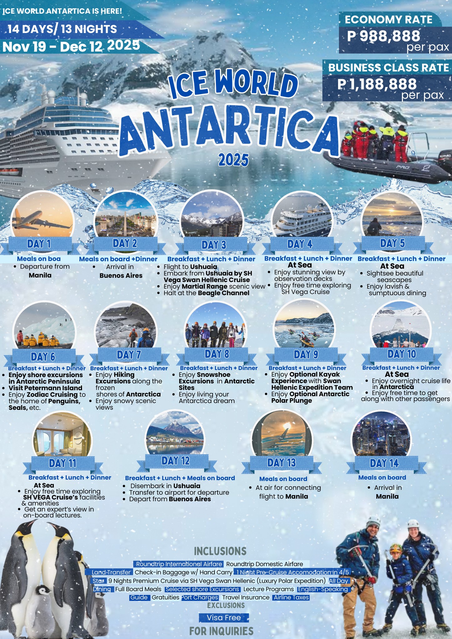 JOHN - 🌍 ️ ICE WORLD ANTARCTICA 2025 ️🌍 14 Days / 13 Nights | November ...