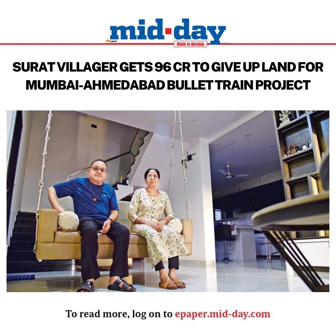 MiD DAY - Surat villager gets 96 cr to give up land for... | Facebook