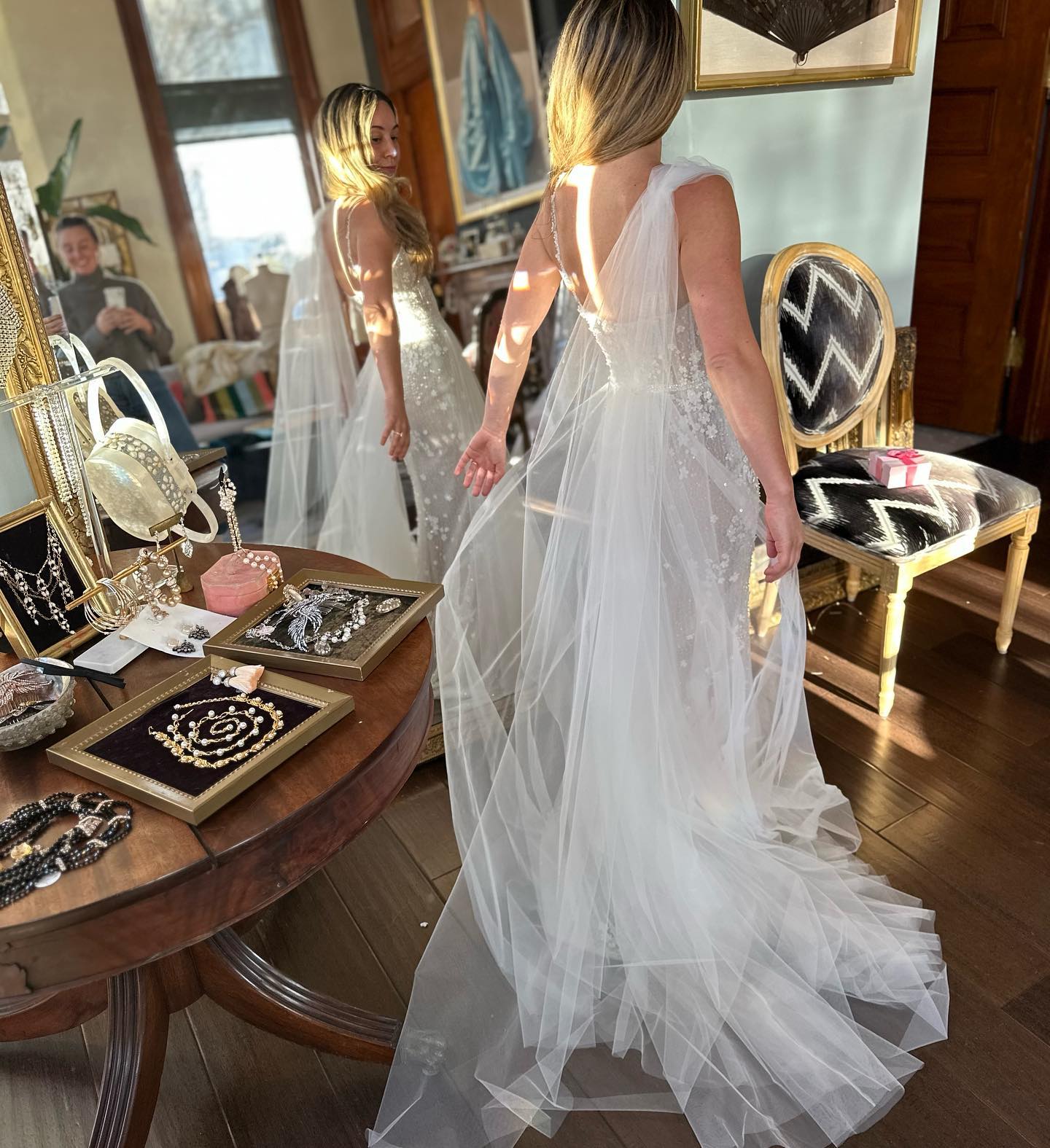 Should I wear a veil with an off-shoulder wedding dress?