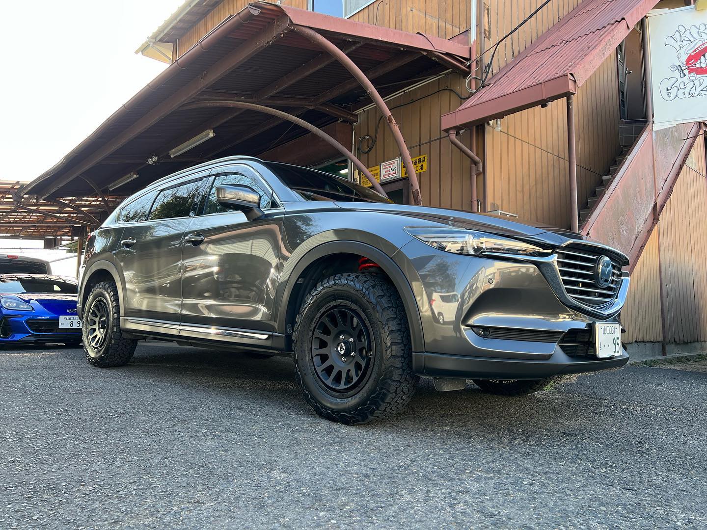 マツダCX8リフトアップのお手伝い🔥 車検入庫と同時に久しぶりの車熱