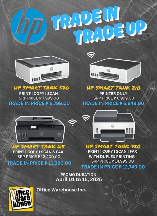 Office - “ HP TRADE IN TRADE UP” is BACK April 01 to 15, 2025 HP ...