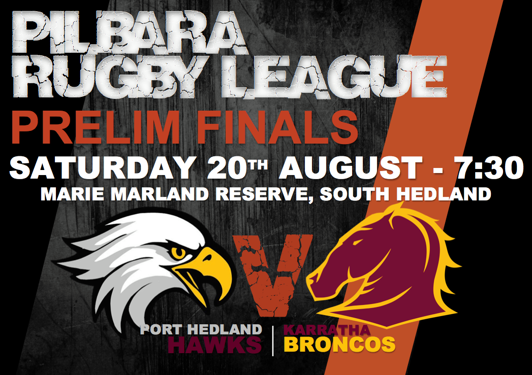Pilbara - PRELIMINARY FINALS 🏆🏉 The Game that decides who plays The ...